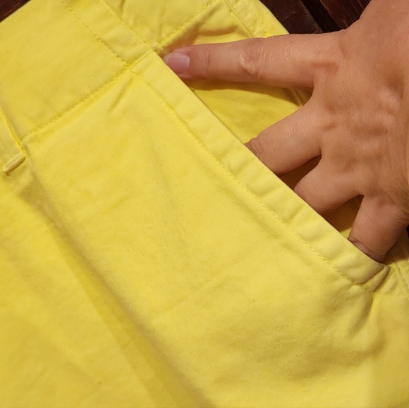 VINEYARD VINES Washed Dayboat Shorts - Size 16 NWT Safety Yellow Derby Infield - Picture 7 of 7